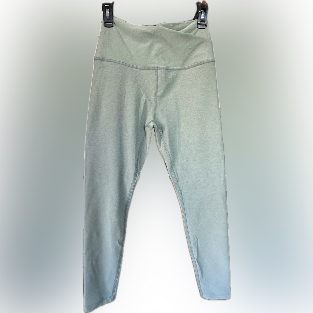High Waisted Beyond Yoga Pants Light Green New W/Out Tags. Made In The Usa